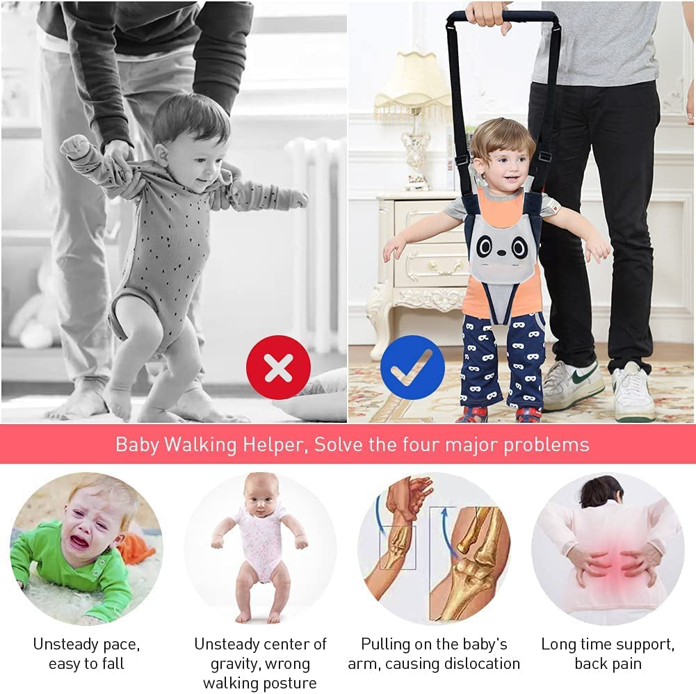 Baby Walking Helper - Adjustable Assistant for Infant Learning with Detachable Harness for 6-36 Months (C)