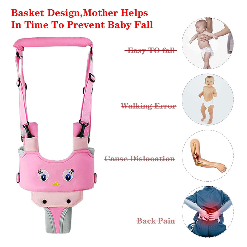 Toddler Walking Harness Baby Walker Helper Assistant Belt Pink