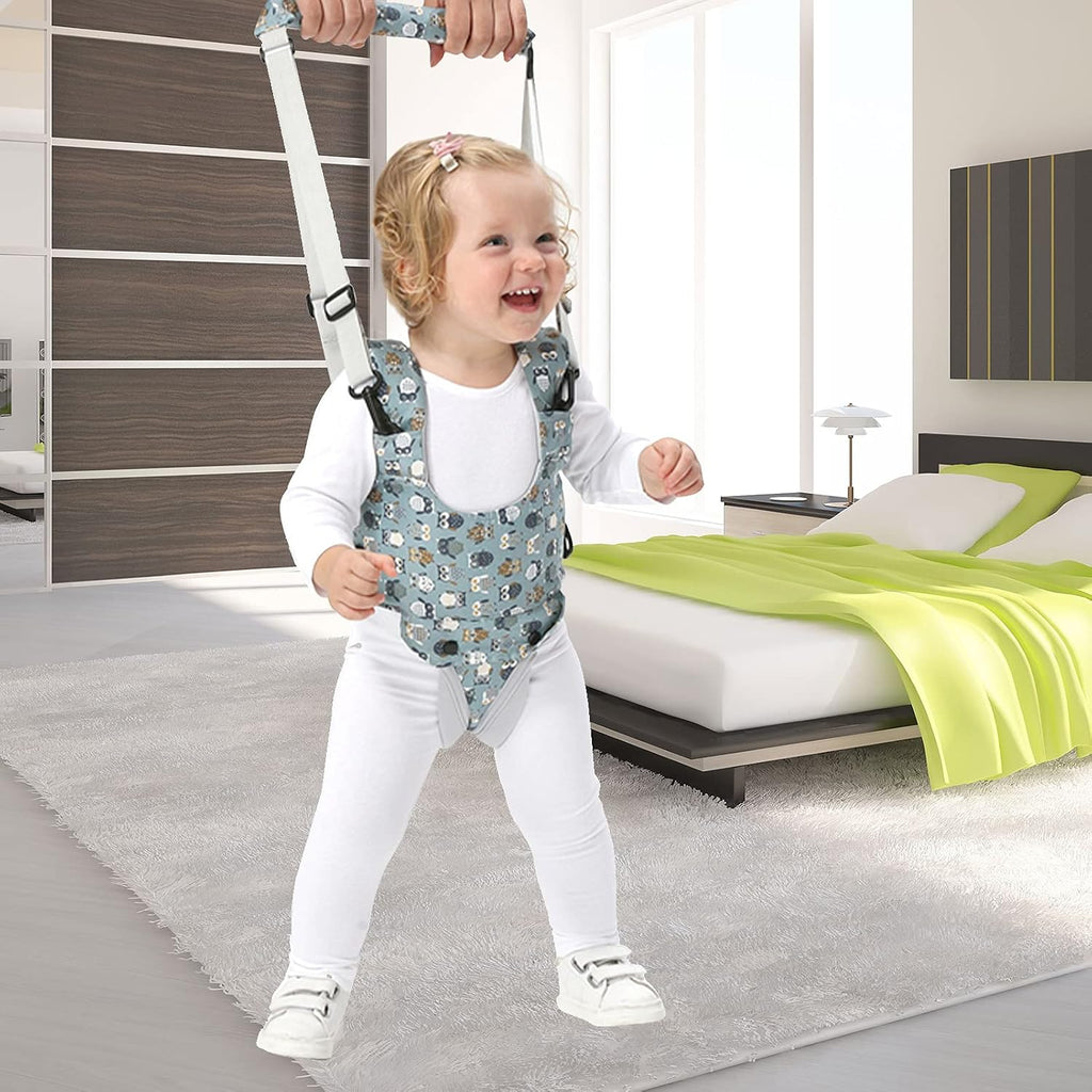 Toddler Walking Harness Baby Walker Helper Assistant Belt Blue&Grey