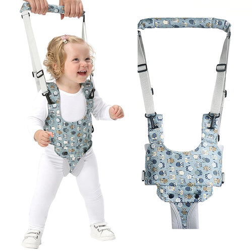 Toddler Walking Harness Baby Walker Helper Assistant Belt Blue&Grey