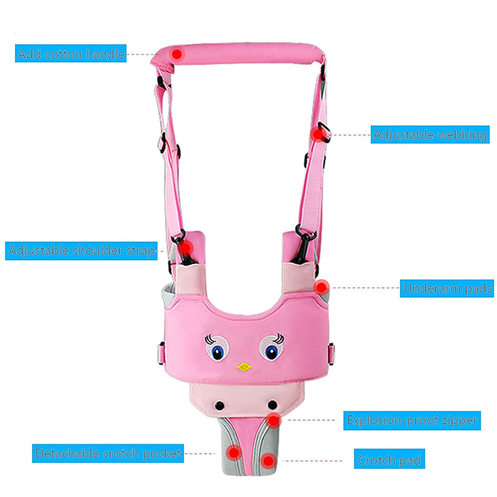 Toddler Walking Harness Baby Walker Helper Assistant Belt Pink